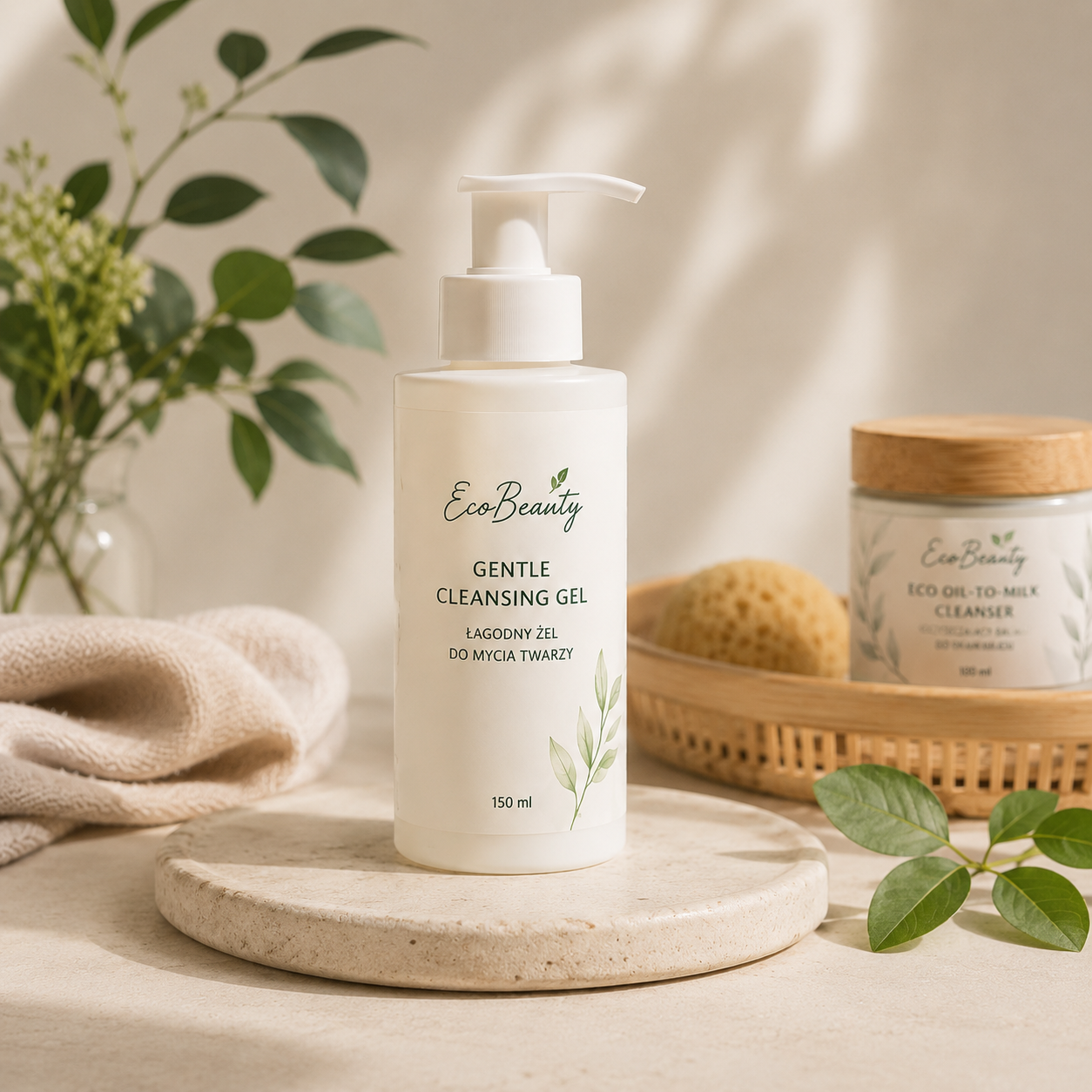EcoBeauty Gentle Cleansing Gel – Łagodny żel do mycia twarzy
