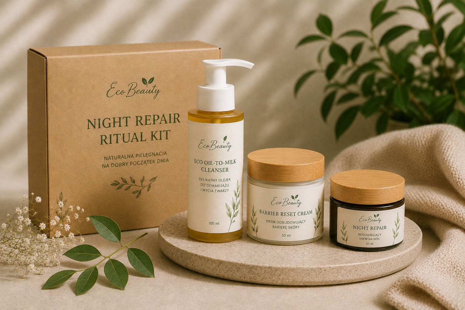 EcoBeauty Night Repair Ritual Kit