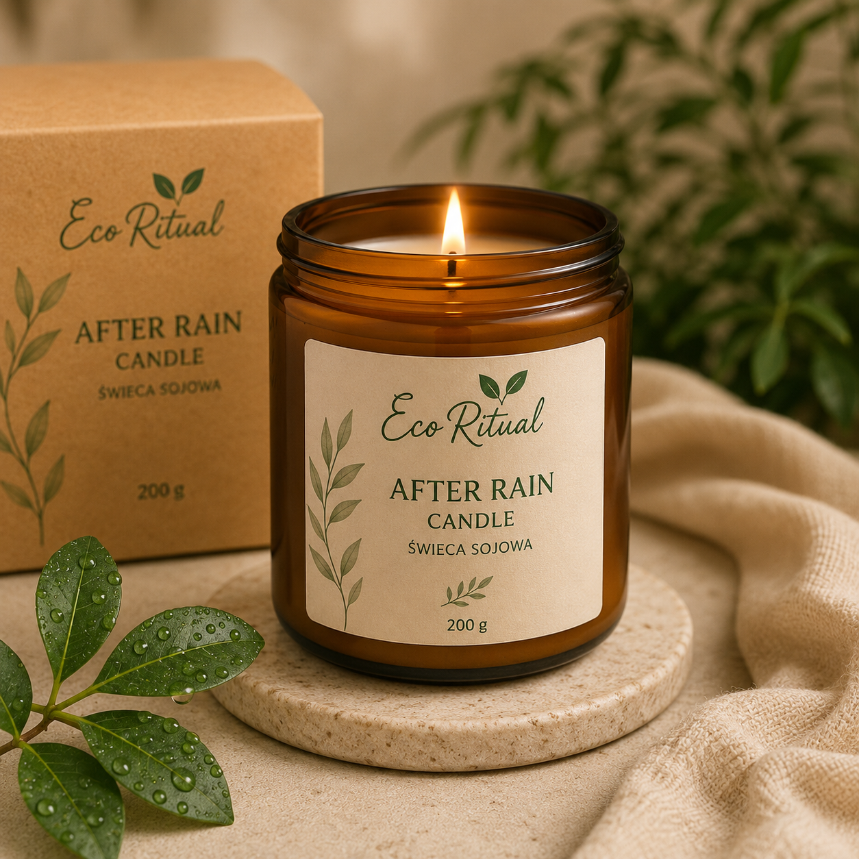 After Rain Candle — Świeca sojowa Eco Ritual