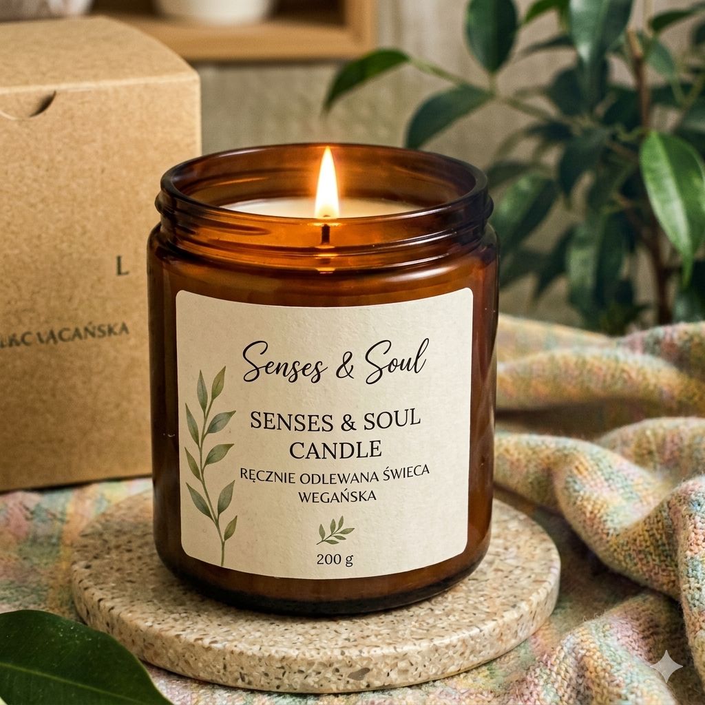 Senses & Soul Candle - Naturalna świeca sojowa