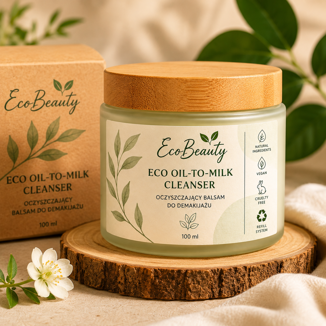 Eco Oil-to-Milk Cleanser — Oczyszczający balsam do demakijażu